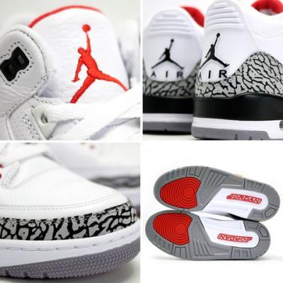 cheap real leather air jordan 3 no. 142